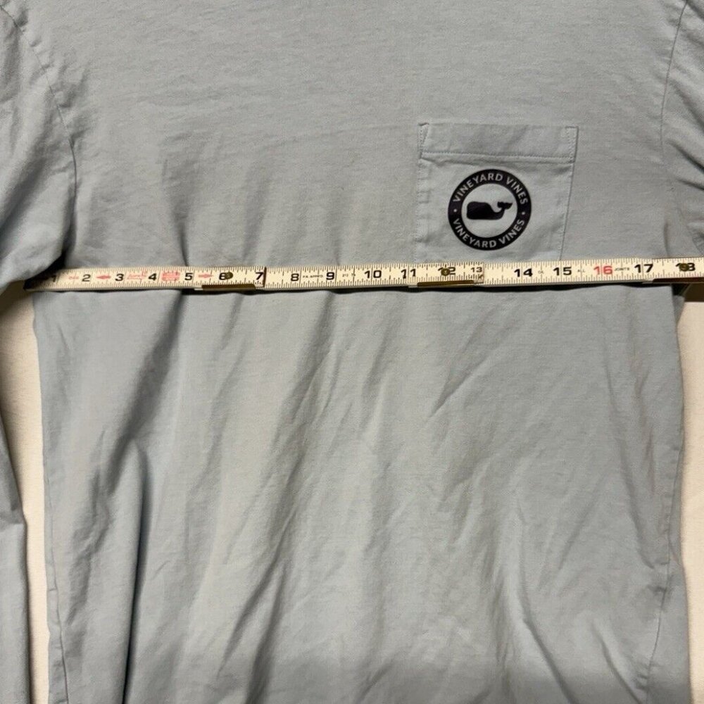 Vineyard Vines Shirt Mens Small Long Sleeve Lightweight Crew Neck Pocket